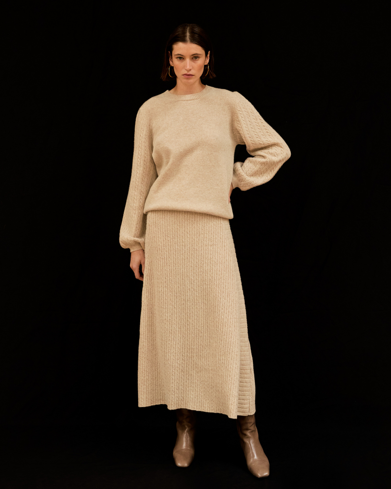 Falda Amalie crema