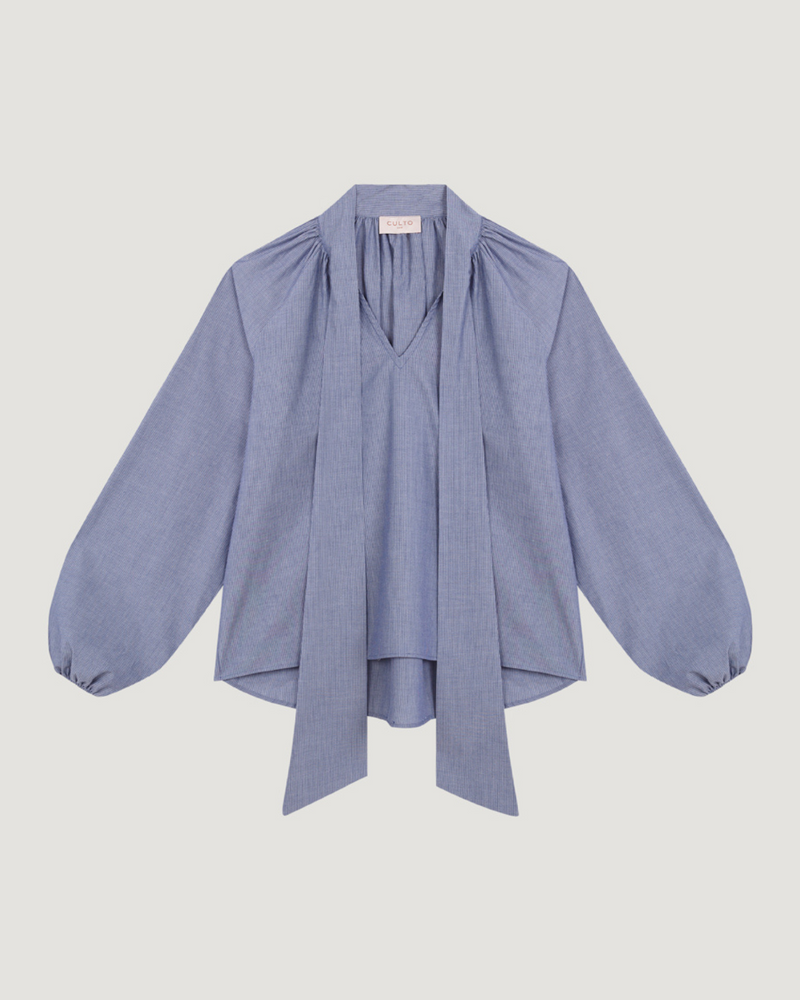 Blusa Bruna rayas marino
