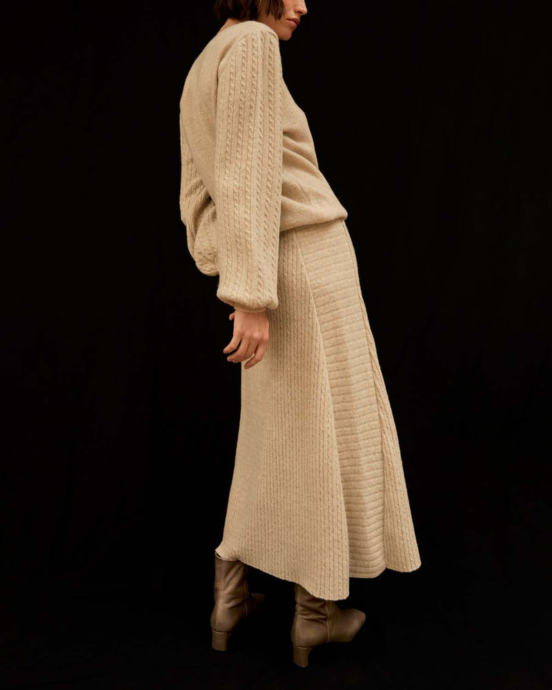 Falda Amalie crema