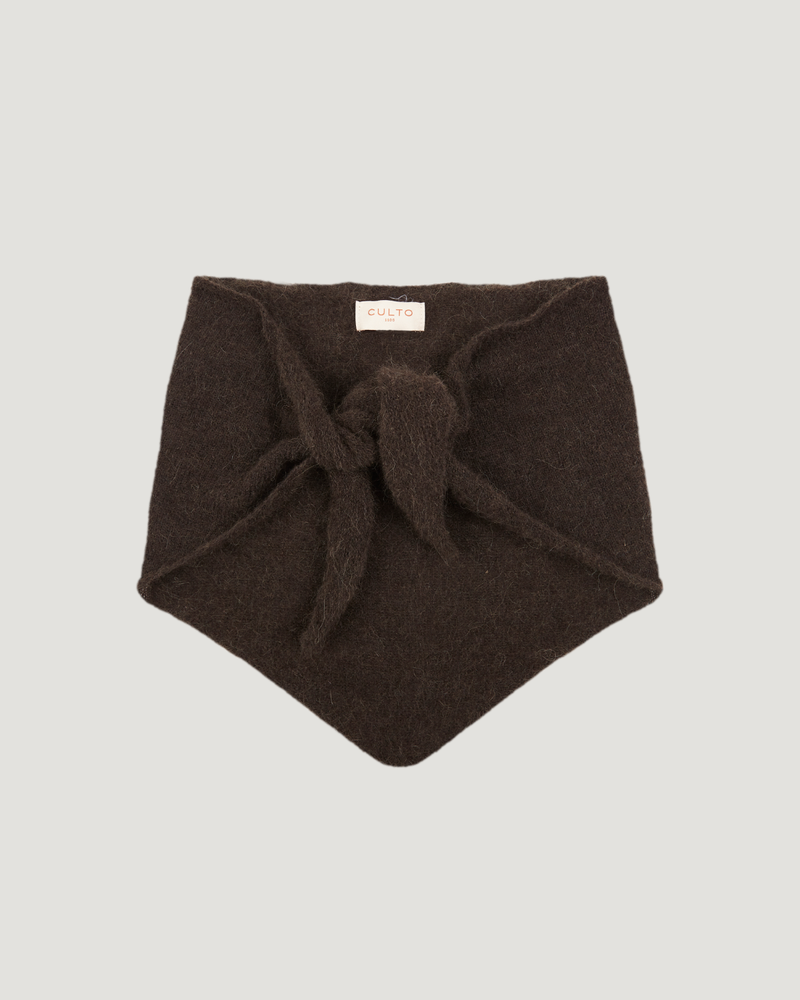 Pañuelo Alpaca chocolate