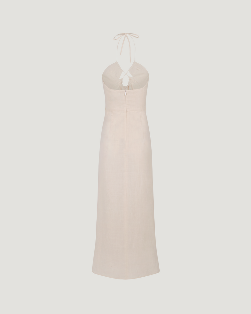 Vestido Carmen marfil T.S