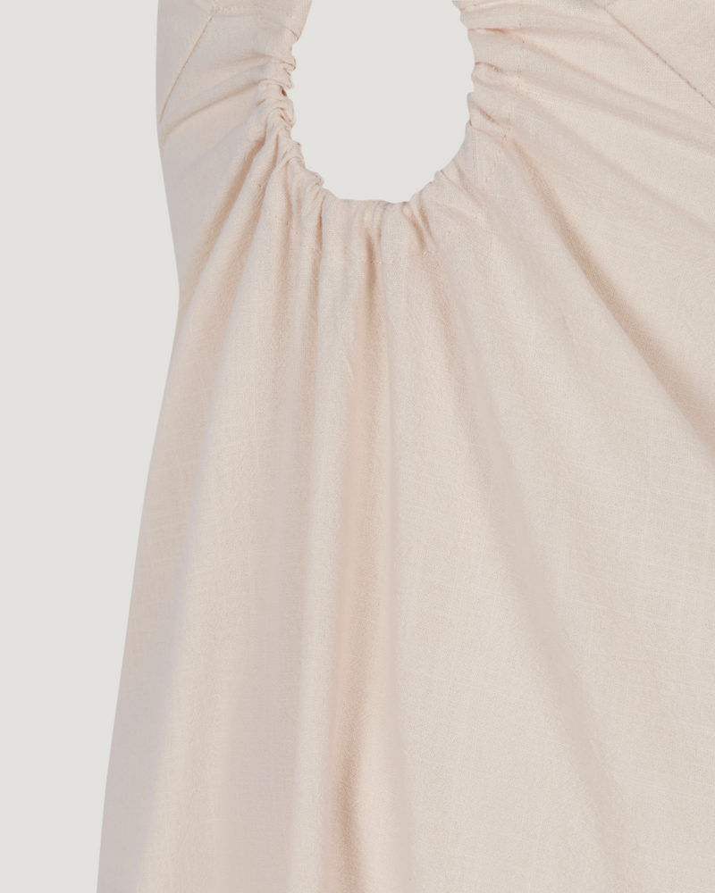 Vestido Carmen marfil T.S