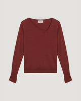 Jersey Punto Fino Sofia terracota