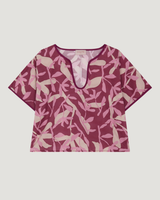 Blusa Emilia Flor Rosa