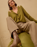 Cárdigan Jeanette oliva