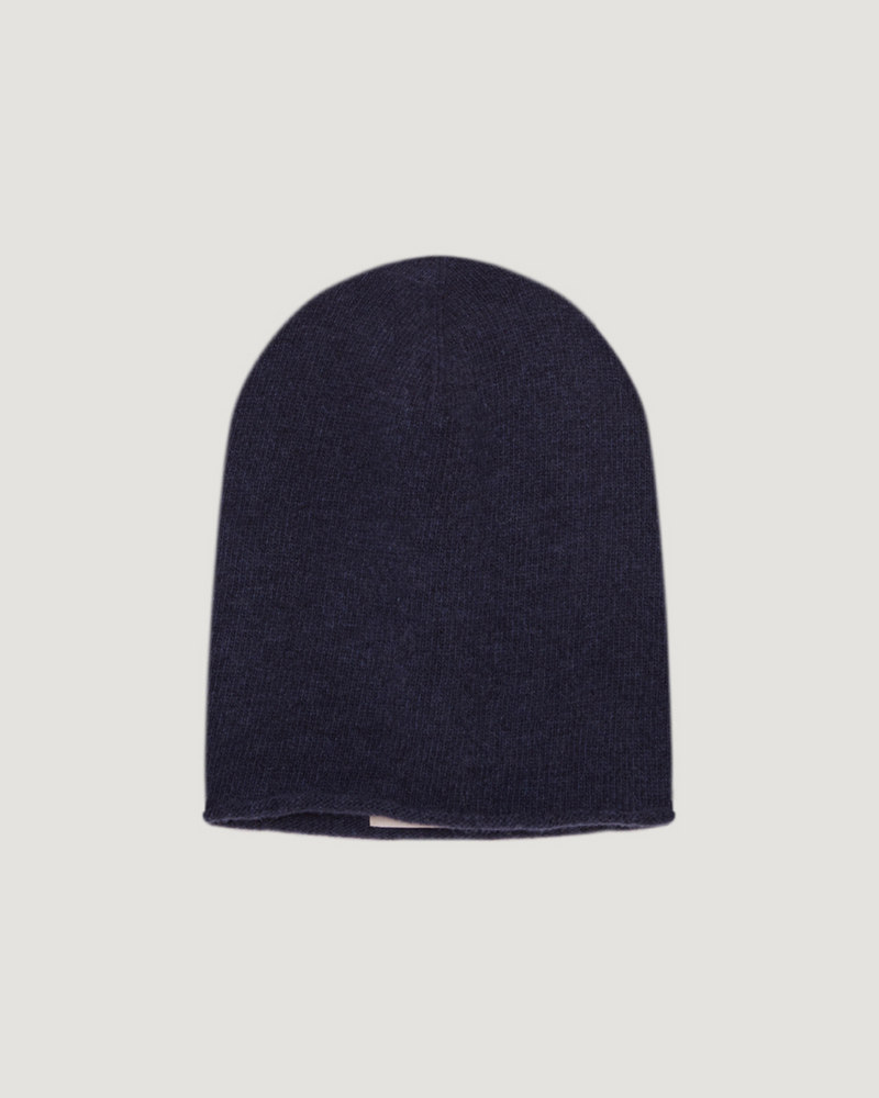 Gorro lana Merino navy