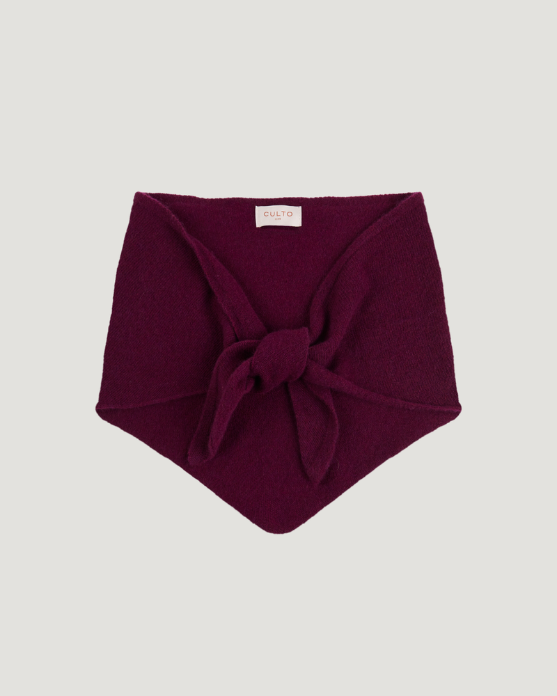 Pañuelo Lana Merino buganvilla