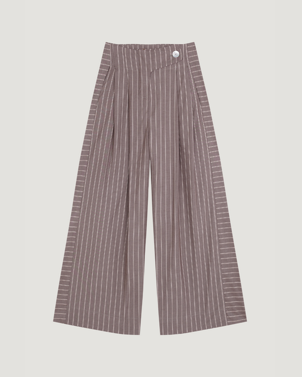 Pantalón Polly rayas deep mauve