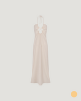 Vestido Carmen marfil T.S