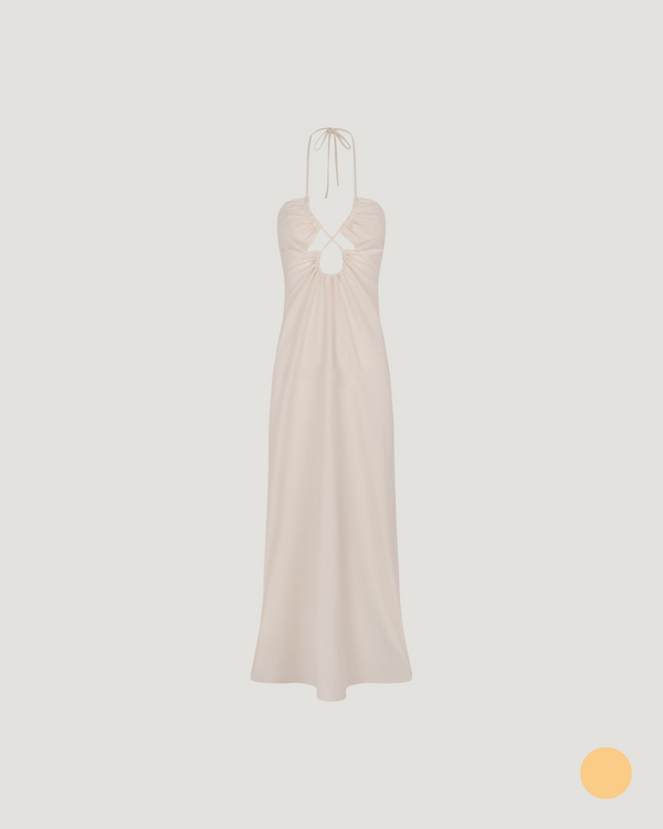 Vestido Carmen marfil T.S