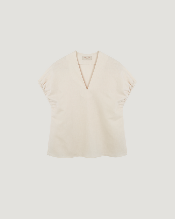 Blusa Daphne lino crema