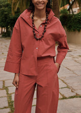 Camisa Jacinta Soft Wine