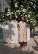 Vestido Marella Crema