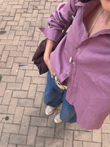 Camisa Francesca Lino Malva