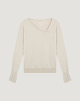 Jersey Punto Fino Sofia crema