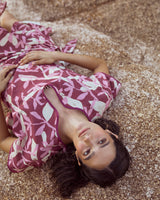 Blusa Emilia Flor Rosa