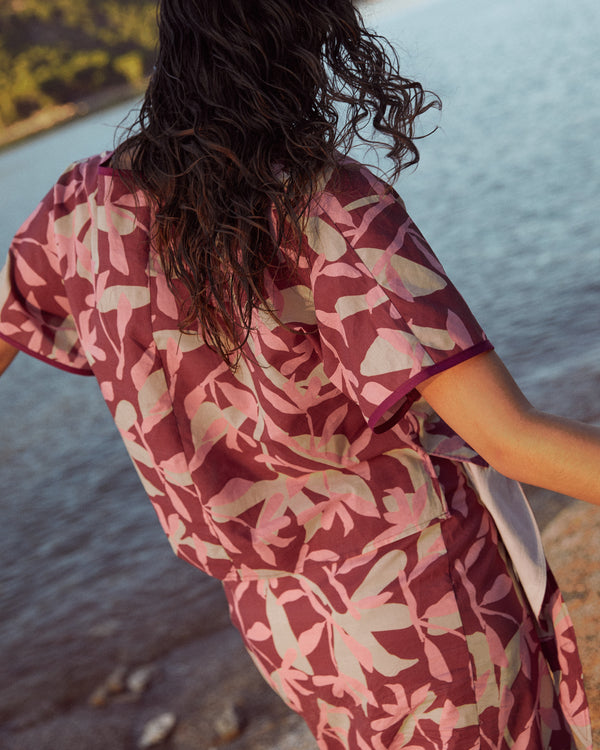 Blusa Emilia Flor Rosa