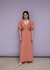 Vestido Atenea arcilla