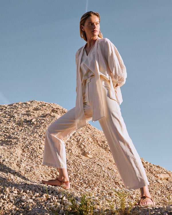 Pantalón Luzia crema