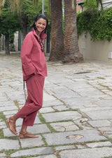 Camisa Jacinta Soft Wine