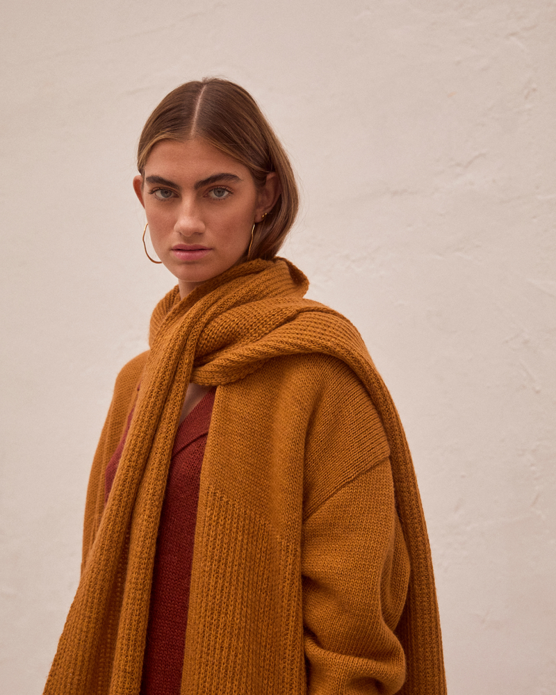 Cárdigan Rykiel ocre