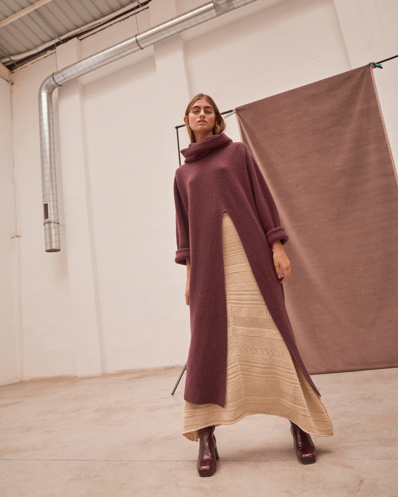 Jersey Melibea Burgundy