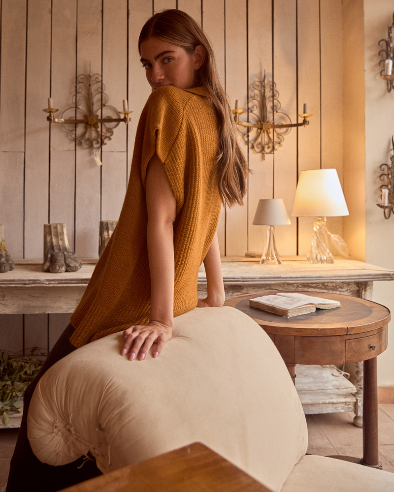 Chaleco Annie ocre