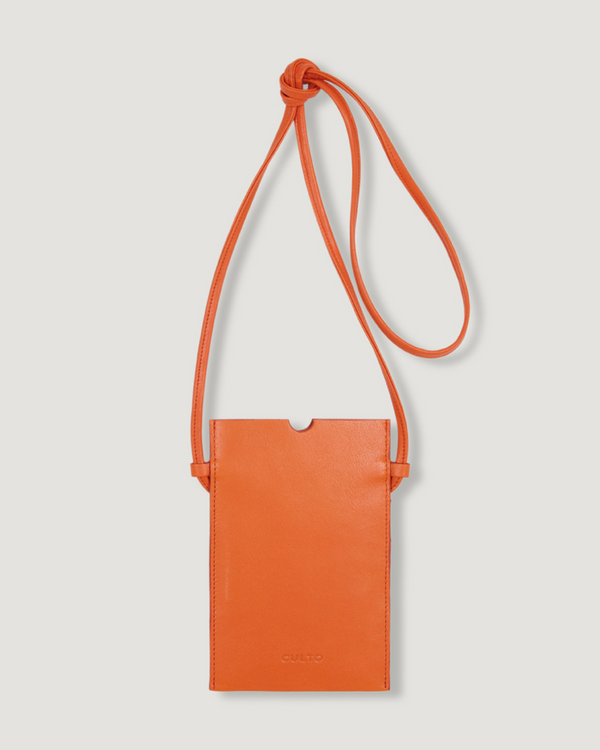 Funda móvil mandarina