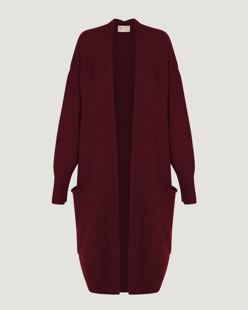 Cárdigan Rykiel burgundy