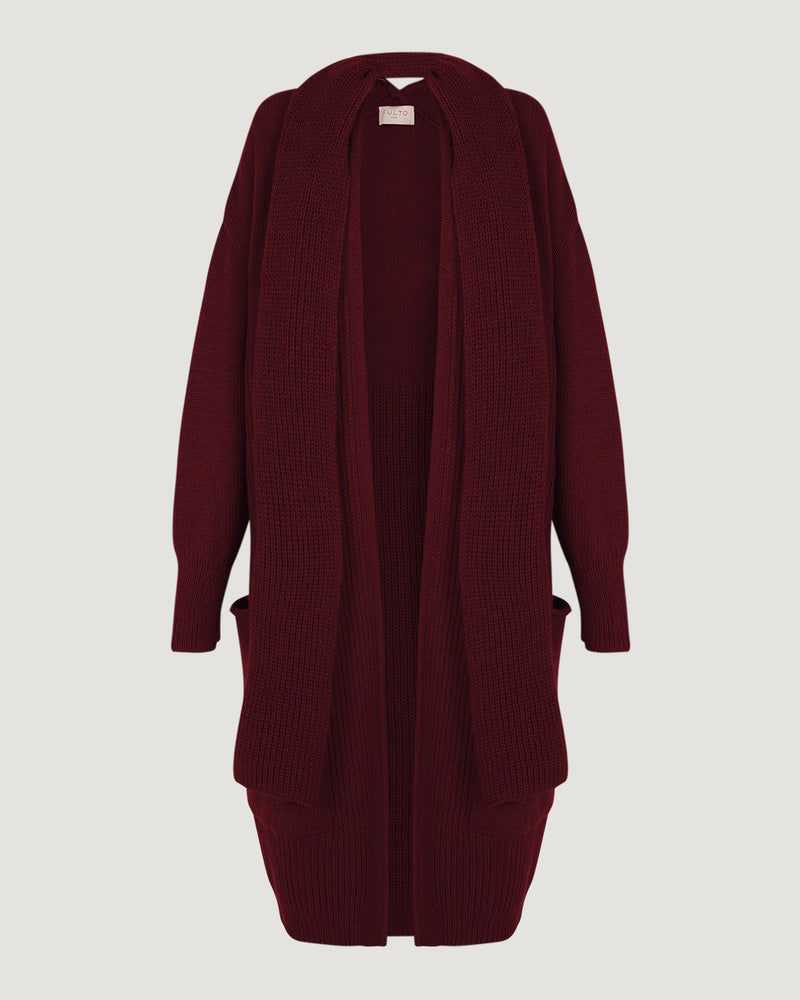 Cárdigan Rykiel burgundy