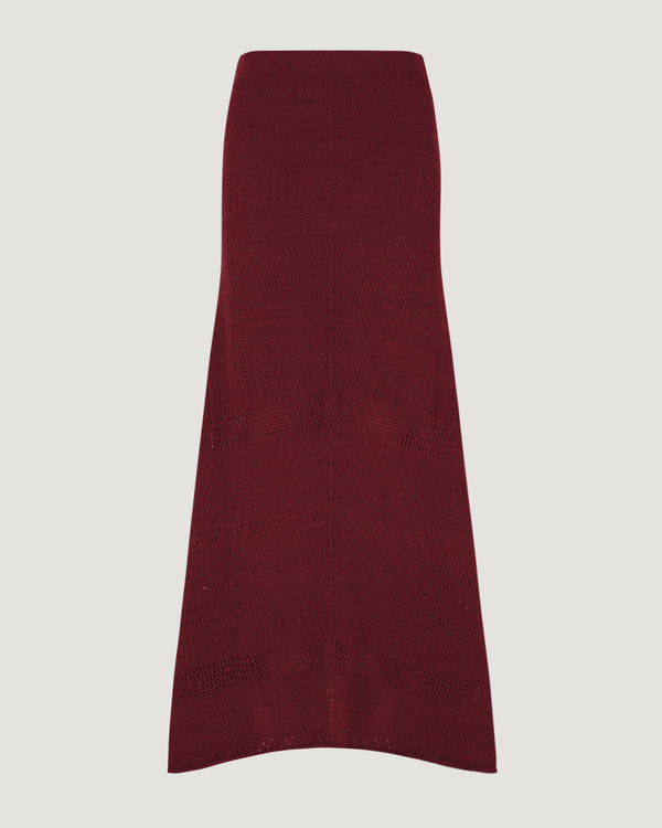 Falda Rosita burgundy
