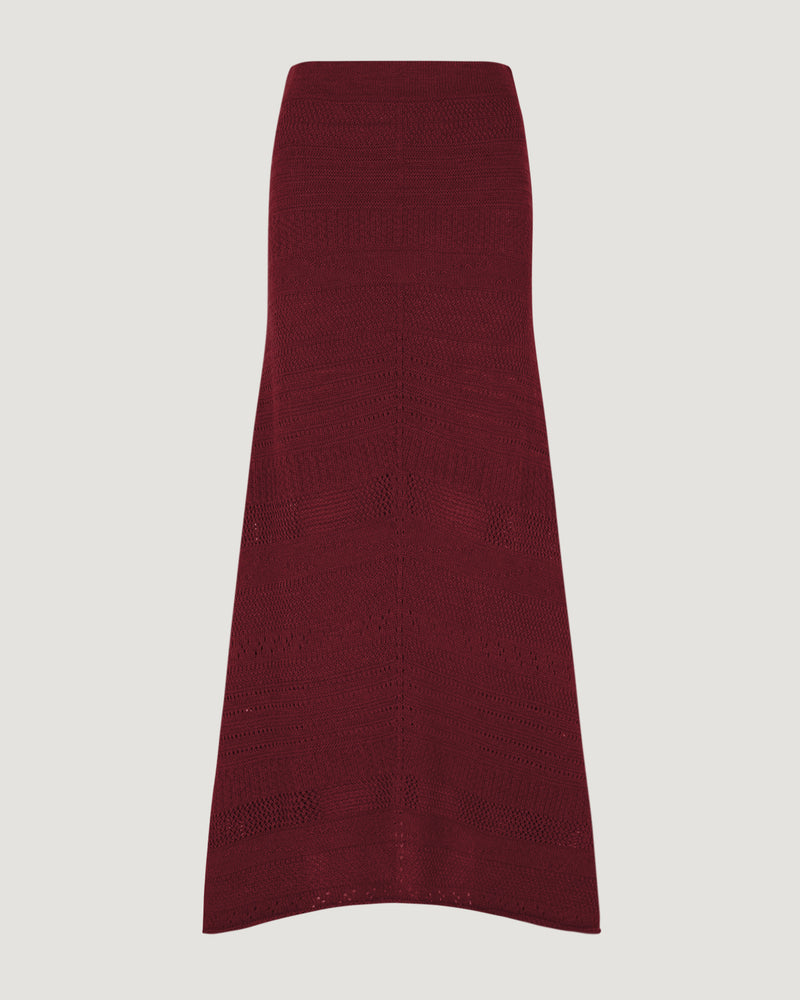 Falda Rosita burgundy