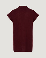 Chaleco Annie burgundy