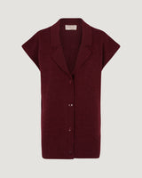 Chaleco Annie burgundy