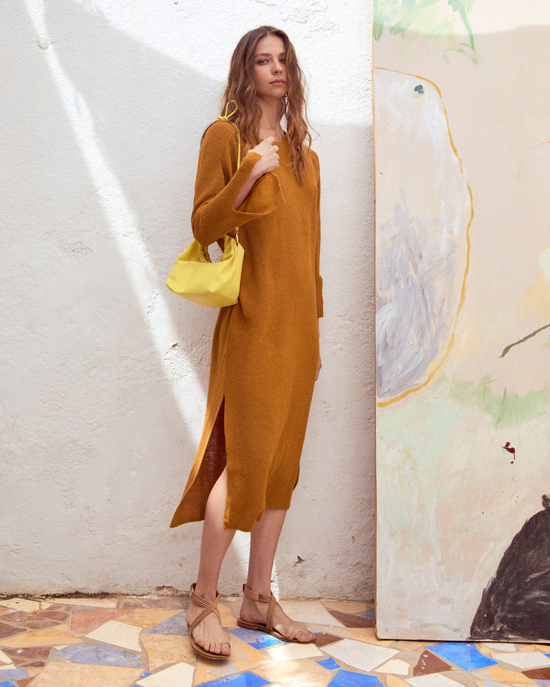 Vestido Donna Ocre